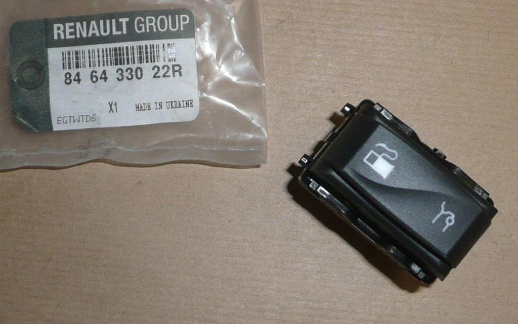RENAULT MEGANE IV YAKIT VE BAGAJ AÇMA DÜĞMESİ 254214896R
